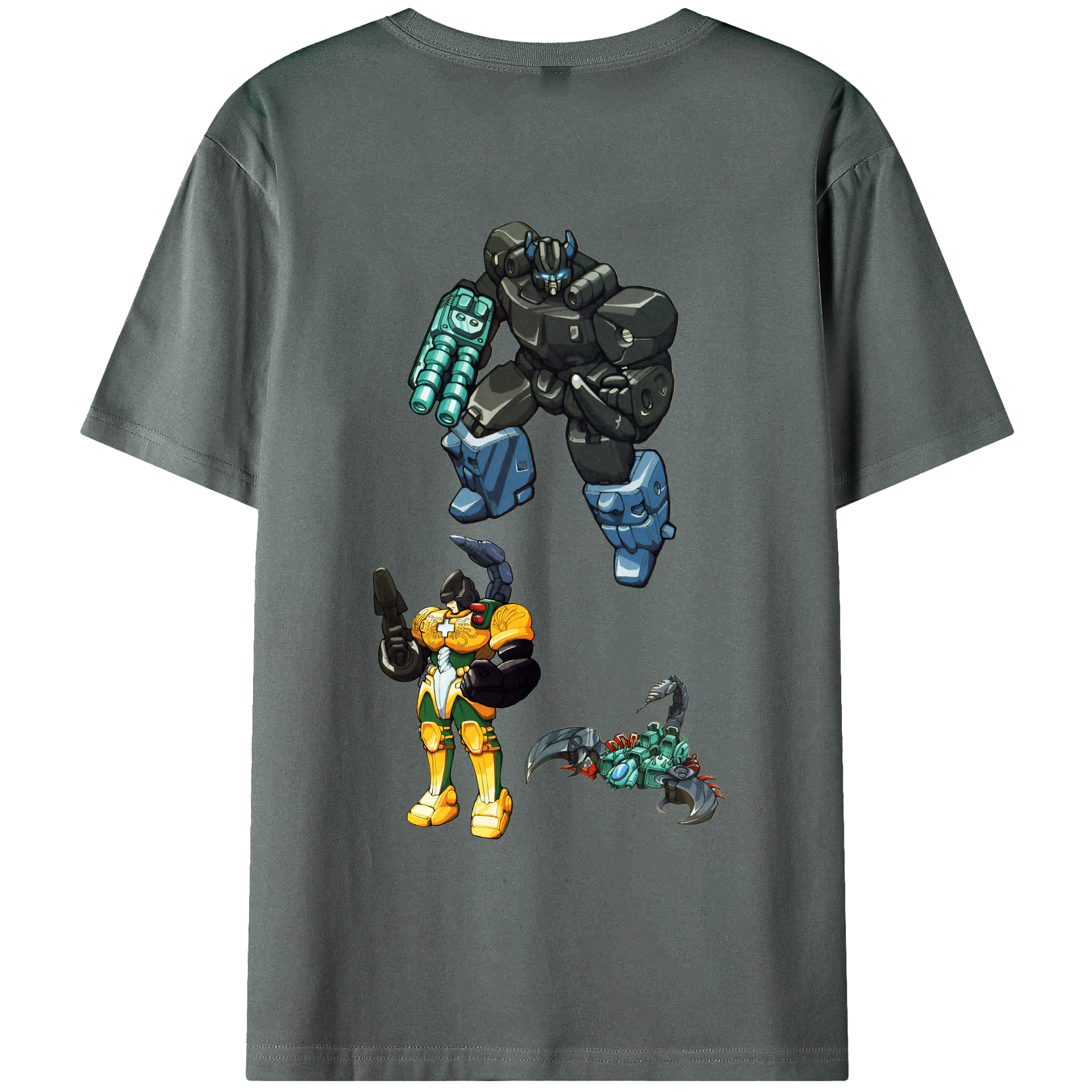 （画像用）  綿100％ メンズ半袖Tシャツ（バックプリント） 通気性